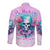 Rose Skull Long Sleeve Button Shirt Bullshit So The Bitch In Me Come Out To Play - Wonder Print Shop