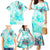 Flower Skull Family Matching Mermaid Dress and Hawaiian Shirt She Is Sunshine Mixed With A Little Hurricane - Wonder Print Shop