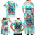 Flower Skull Family Matching Off Shoulder Maxi Dress and Hawaiian Shirt She Is Sunshine Mixed With A Little Hurricane - Wonder Print Shop