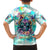 Flower Skull Family Matching Puletasi and Hawaiian Shirt She Is Sunshine Mixed With A Little Hurricane - Wonder Print Shop