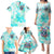 Flower Skull Family Matching Puletasi and Hawaiian Shirt She Is Sunshine Mixed With A Little Hurricane - Wonder Print Shop