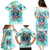 Flower Skull Family Matching Puletasi and Hawaiian Shirt She Is Sunshine Mixed With A Little Hurricane - Wonder Print Shop