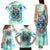 Flower Skull Family Matching Tank Maxi Dress and Hawaiian Shirt She Is Sunshine Mixed With A Little Hurricane - Wonder Print Shop