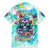 Flower Skull Hawaiian Shirt She Is Sunshine Mixed With A Little Hurricane - Wonder Print Shop