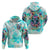 Flower Skull Hoodie She Is Sunshine Mixed With A Little Hurricane - Wonder Print Shop