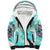 Flower Skull Sherpa Hoodie She Is Sunshine Mixed With A Little Hurricane