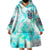 Flower Skull Wearable Blanket Hoodie She Is Sunshine Mixed With A Little Hurricane