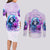 Rose Skull Couples Matching Long Sleeve Bodycon Dress and Long Sleeve Button Shirt I'm Not Always A Bitch Just Kidding Go Fuck Yourself - Wonder Print Shop