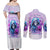 Rose Skull Couples Matching Off Shoulder Maxi Dress and Long Sleeve Button Shirt I'm Not Always A Bitch Just Kidding Go Fuck Yourself - Wonder Print Shop