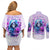 Rose Skull Couples Matching Off Shoulder Short Dress and Long Sleeve Button Shirt I'm Not Always A Bitch Just Kidding Go Fuck Yourself - Wonder Print Shop