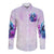 Rose Skull Long Sleeve Button Shirt I'm Not Always A Bitch Just Kidding Go Fuck Yourself - Wonder Print Shop