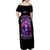 Flower Skull Family Matching Off Shoulder Maxi Dress and Hawaiian Shirt The Good Girl In Me Got Tired Of The Bullshit So The Bitch In Me Came Out To Play - Wonder Print Shop