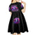 Flower Skull Kid Short Sleeve Dress The Good Girl In Me Got Tired Of The Bullshit So The Bitch In Me Came Out To Play - Wonder Print Shop