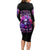 Flower Skull Long Sleeve Bodycon Dress The Good Girl In Me Got Tired Of The Bullshit So The Bitch In Me Came Out To Play - Wonder Print Shop