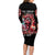 Devil Skull Family Matching Long Sleeve Bodycon Dress and Hawaiian Shirt The Perseon I Afraid Of Is Myself That Fucker Is Crazy - Wonder Print Shop