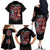 Devil Skull Family Matching Off The Shoulder Long Sleeve Dress and Hawaiian Shirt The Perseon I Afraid Of Is Myself That Fucker Is Crazy - Wonder Print Shop