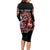 Devil Skull Long Sleeve Bodycon Dress The Perseon I Afraid Of Is Myself That Fucker Is Crazy - Wonder Print Shop