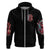 Devil Skull Zip Hoodie The Perseon I Afraid Of Is Myself That Fucker Is Crazy