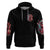 Devil Skull Zip Hoodie The Perseon I Afraid Of Is Myself That Fucker Is Crazy