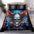 Wings Skull Bedding Set People Are Asking Me Which Sign I was Born Under I Was Born Under A Warning Sigh - Wonder Print Shop