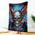 Wings Skull Blanket People Are Asking Me Which Sign I was Born Under I Was Born Under A Warning Sigh