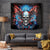 Wings Skull Tapestry People Are Asking Me Which Sign I was Born Under I Was Born Under A Warning Sigh