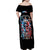 Lady Skull Family Matching Off Shoulder Maxi Dress and Hawaiian Shirt Yes I'm A Bitch But Not Your - Wonder Print Shop