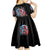 Lady Skull Kid Short Sleeve Dress Yes I'm A Bitch But Not Your - Wonder Print Shop