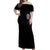 Lady Skull Off Shoulder Maxi Dress Yes I'm A Bitch But Not Your - Wonder Print Shop