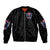 American Skull Bomber Jacket I'm Not Anti Social I'm Just Not User Friendly - Wonder Print Shop