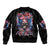 American Skull Bomber Jacket I'm Not Anti Social I'm Just Not User Friendly - Wonder Print Shop