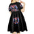 American Skull Kid Short Sleeve Dress I'm Not Anti Social I'm Just Not User Friendly - Wonder Print Shop