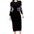 American Skull Long Sleeve Bodycon Dress I'm Not Anti Social I'm Just Not User Friendly - Wonder Print Shop