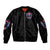 American Skull Sleeve Zip Bomber Jacket I'm Not Anti Social I'm Just Not User Friendly