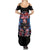 American Skull Summer Maxi Dress I'm Not Anti Social I'm Just Not User Friendly