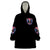 American Skull Wearable Blanket Hoodie I'm Not Anti Social I'm Just Not User Friendly - Wonder Print Shop