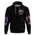 American Skull Zip Hoodie I'm Not Anti Social I'm Just Not User Friendly - Wonder Print Shop