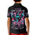 Rose Skull Kid Polo Shirt Heaven Don't Want Me And Hell's Afraid I'll Take Over - Wonder Print Shop