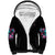 Rose Skull Sherpa Hoodie Heaven Don't Want Me And Hell's Afraid I'll Take Over