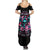 Rose Skull Summer Maxi Dress Heaven Don't Want Me And Hell's Afraid I'll Take Over