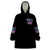 Rose Skull Wearable Blanket Hoodie Heaven Don't Want Me And Hell's Afraid I'll Take Over