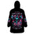 Rose Skull Wearable Blanket Hoodie Heaven Don't Want Me And Hell's Afraid I'll Take Over