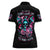 Rose Skull Women Polo Shirt Heaven Don't Want Me And Hell's Afraid I'll Take Over