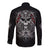 Skull Long Sleeve Button Shirt Ethereal Reapers Skull-Faced Death Angels - Wonder Print Shop