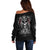 Skull Off Shoulder Sweater Ethereal Reapers Skull-Faced Death Angels - Wonder Print Shop