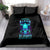 Flame Skull Bedding Set I'm Never Alone My Demons With Me 24/7 - Wonder Print Shop