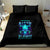 Flame Skull Bedding Set I'm Never Alone My Demons With Me 24/7 - Wonder Print Shop