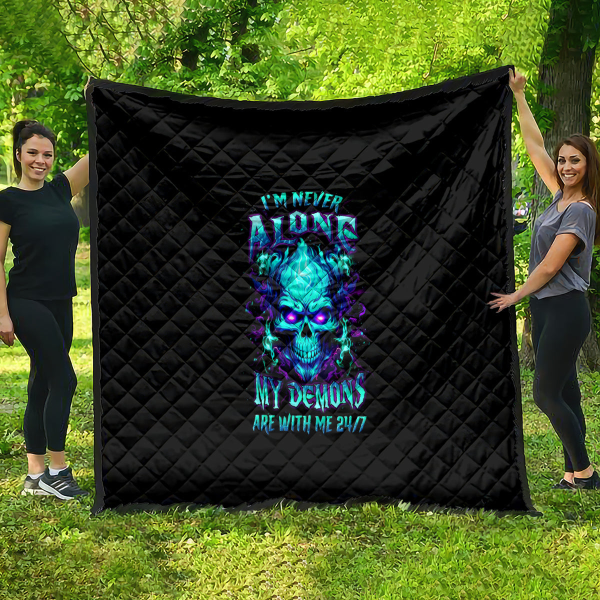 flame-skull-quilt-im-never-alone-my-demons-with-me-247