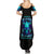 Flame Skull Summer Maxi Dress I'm Never Alone My Demons With Me 24/7 - Wonder Print Shop