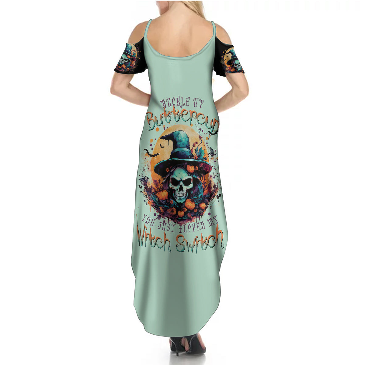 witch-skull-summer-maxi-dress-buckle-up-buttercup-you-just-flipped-my-witch-switch